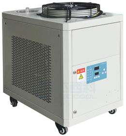 Self-circulating water cooling device (motor/frequency controller water supply)